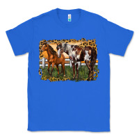 True Royal 2 horses at the ranch Classic Tee - LillyAllenDesigns