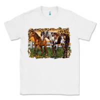 White 2 horses at the ranch Classic Tee - LillyAllenDesigns
