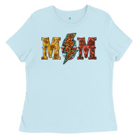 Baby Blue western mom Ladies Tee - texasbilliewilder