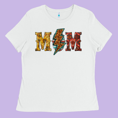 Western Mom Ladies Tee Designed By Texasbilliewilder