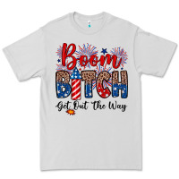 Dove Grey Boom bitch get out the way Premium Tee - Neo Western
