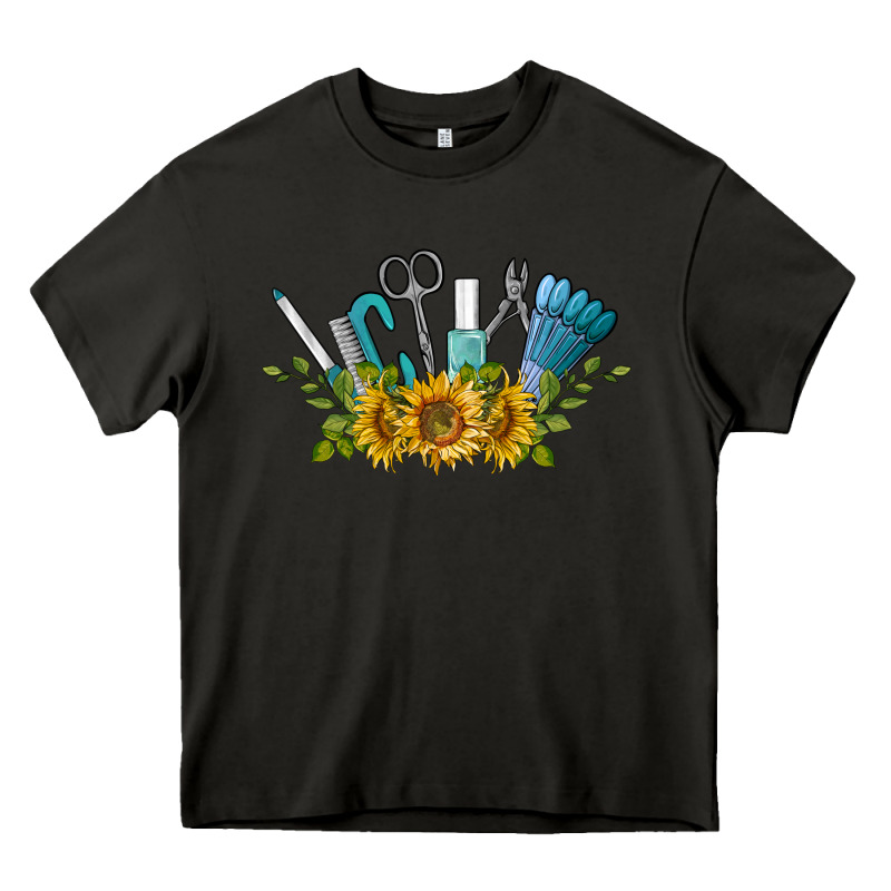 Nail Tools With Sunflower Heavy Core Tee by BarkalooDesign | Teevron