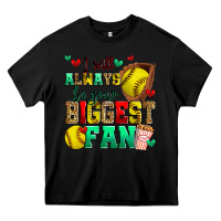 Black i will always be your biggest fan softball Heavy Core Tee - Zillion Design Studio