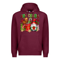 Burgundy hot cocoa Premium Hoodie - texasbilliewilder