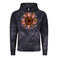 Cloud Black usa flag camouflage leopard sunflower Vintage Hoodie - Artiststas