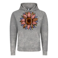 Cloud Rock usa flag camouflage leopard sunflower Vintage Hoodie - Artiststas