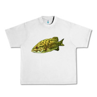 Lunar Rock Smallmouth Bass Fish Illustrations Urban Heavy Tee - LillyAllenDesigns