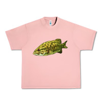 Salmon Smallmouth Bass Fish Illustrations Urban Heavy Tee - LillyAllenDesigns
