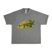 Tornado Smallmouth Bass Fish Illustrations Urban Heavy Tee - LillyAllenDesigns
