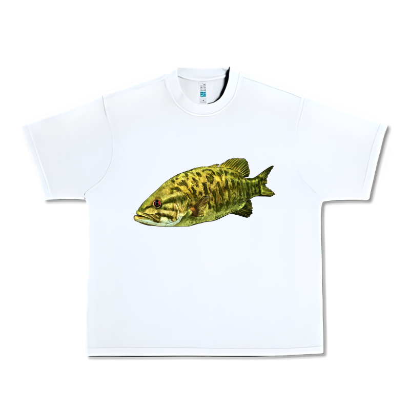 Smallmouth Bass Fish Illustrations Urban Heavy Tee by LillyAllenDesigns | Teevron