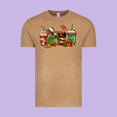 Trex Coffee Cups Vintage Tee Designed By Jasminsmagicworld