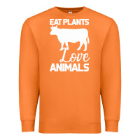 Carrot Eat Plants Love Animals Premium Sweatshirt - Bettercallsaul