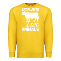 Lemon Eat Plants Love Animals Premium Sweatshirt - Bettercallsaul
