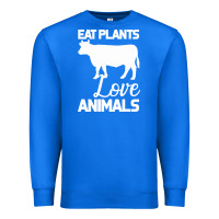 True Royal Eat Plants Love Animals Premium Sweatshirt - Bettercallsaul