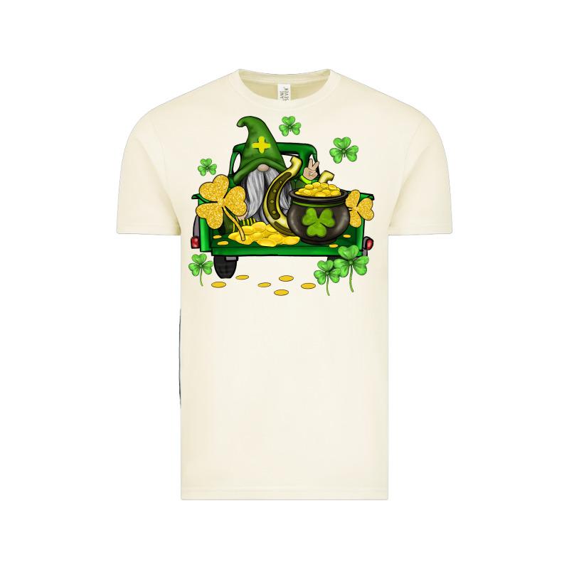 St Patricks Truck And Gnome Vintage Tee by AdoDesignShop | Teevron