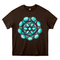 Chocolate Brown gemstone jewelry Heavy Core Tee - RanaPortraitStore