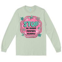 Matcha stop no energy vampires allowed Long Sleeve Tee - MaliasSmallBusiness