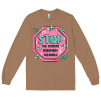 Toasted Coconut stop no energy vampires allowed Long Sleeve Tee - MaliasSmallBusiness