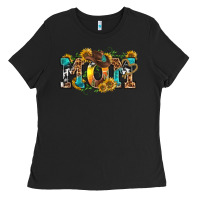 Black western mom Ladies Tee - texasbilliewilder