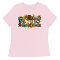 Bubblegum Pink western mom Ladies Tee - texasbilliewilder