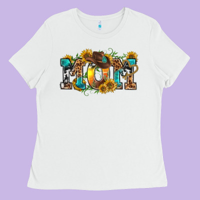 Western Mom Ladies Tee Designed By Texasbilliewilder