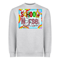 Heather Grey Western School Nurse Heavyweight Sweatshirt - LillyAllenDesigns