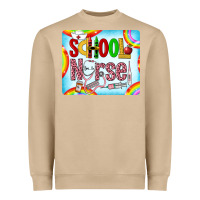 Mushroom Western School Nurse Heavyweight Sweatshirt - LillyAllenDesigns