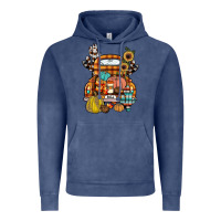 Vintage Denim farm truck,fall Vintage Hoodie - JahusDesignShop