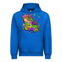 Cobalt louisiana map mardi gras olivia Urban Hoodie - OliviaCreatesArt