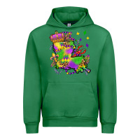 Emerald louisiana map mardi gras olivia Urban Hoodie - OliviaCreatesArt