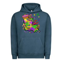 Pigment Midnight Navy louisiana map mardi gras olivia Urban Hoodie - OliviaCreatesArt