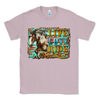 Lilac live love ride horse Classic Tee - LillyAllenDesigns