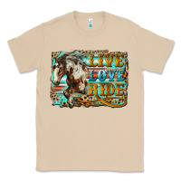 Mushroom live love ride horse Classic Tee - LillyAllenDesigns