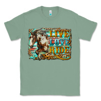 Sage live love ride horse Classic Tee - LillyAllenDesigns