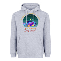 Heather Grey camping The Best Outdoor Activity Is Going Back Inside Heavyweight Hoodie - Bettercallsaul