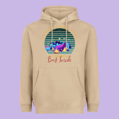 Camping The Best Outdoor Activity Is Going Back Inside Heavyweight Hoodie Designed By Bettercallsaul