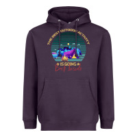 Plum camping The Best Outdoor Activity Is Going Back Inside Heavyweight Hoodie - Bettercallsaul