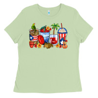 Matcha puerto rico coffee cups Ladies Tee - Zillion Design Studio