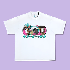 With God All Things Are Possible Race Urban Heavy Tee Designed By Adodesignshop