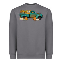 Storm pumpkin farm truck no background Heavyweight Sweatshirt - Jasminsmagicworld