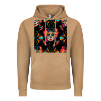 Vintage Camel sugar skull seamless pattern Vintage Hoodie - BundleAndBundleShop