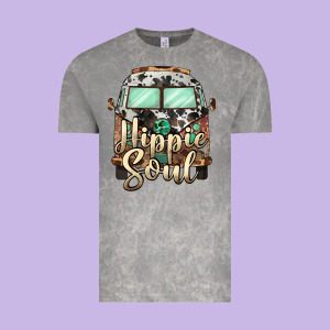 Hippie Soul Caravan Vintage Tee Designed By Barkaloodesign