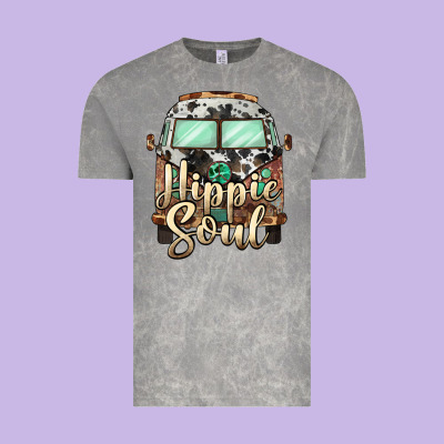 Hippie Soul Caravan Vintage Tee Designed By Barkaloodesign