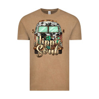 Vintage Coffee hippie soul caravan Vintage Tee - BarkalooDesign