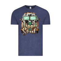 Vintage Denim hippie soul caravan Vintage Tee - BarkalooDesign