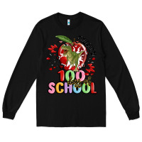 Black crushed 100 days of school Long Sleeve Tee - MaliasSmallBusiness