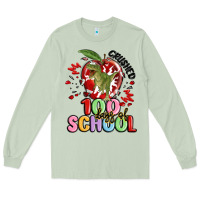 Matcha crushed 100 days of school Long Sleeve Tee - MaliasSmallBusiness