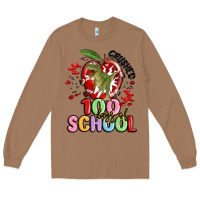 Toasted Coconut crushed 100 days of school Long Sleeve Tee - MaliasSmallBusiness