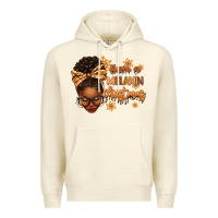 Sandshell Have a melanin Christmas afro woman Premium Hoodie - texasbilliewilder