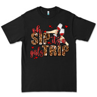Black oh sip its a girls trip Premium Tee - AdoDesignShop